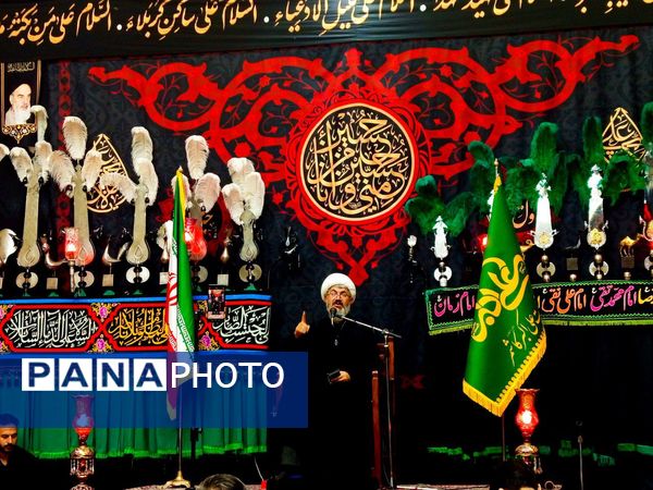 شب هفتم ماه محرم؛ تکیه علی اکبری کاشمر میزبان مسئولین این شهرستان