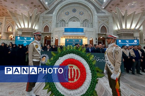 برگزاری آیین تجدید میثاق فرهنگیان با آرمان‌های امام خمینی(ره) با حضور وزیر آموزش و پرورش 
