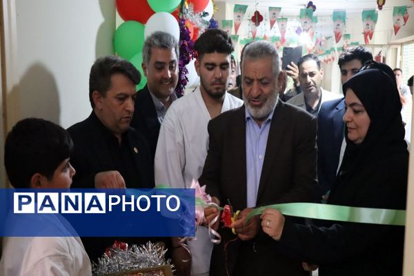 آیین افتتاح کلاس ورزش مدرسه ۲۲ بهمن روستای مندکان شهرستان پاکدشت  
