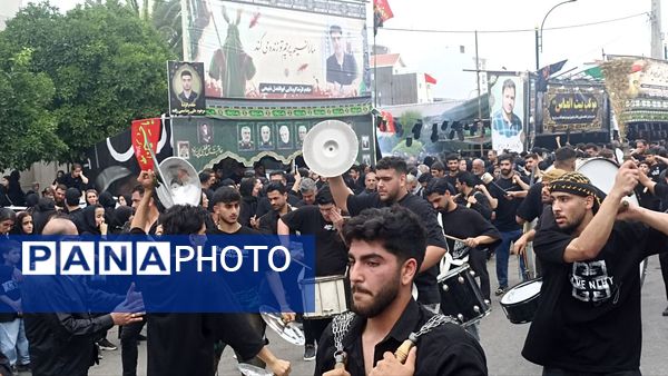 عزاداری تاسوعای حسینی در محمودآباد 