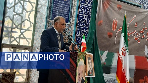 نخستین سالگرد تدفین شهید گمنام در مسجد ولیعصر(عج) نظرآباد