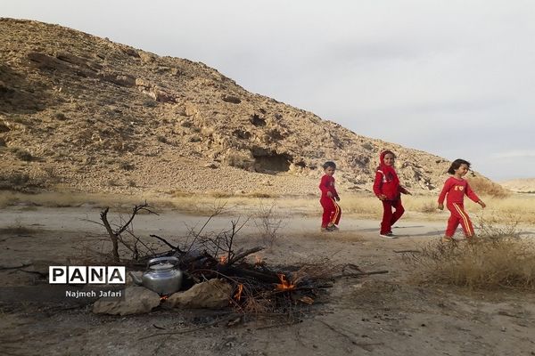 طبیعت گردی در روستای چاه سبز حاجی آباد