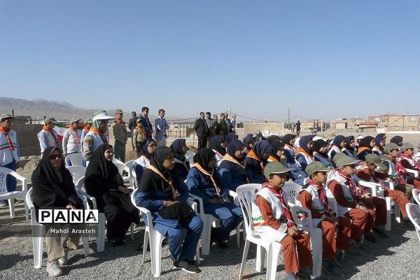 روز درختکاری دربوستان شهدای گمنام روستای حاجی آباد شهرستان بیرجند