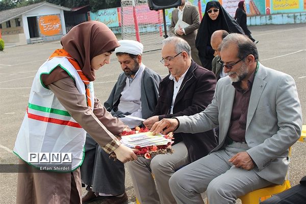 زنگ نیکوکاری در مدرسه دخترانه شاهد قائمشهر