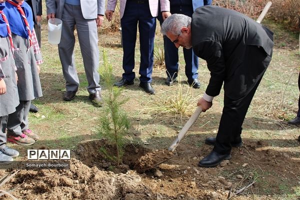 مراسم نمادین درختکاری در حاشیه برگزاری مراسم متمرکز استانی جشن نیکوکاری در البرز