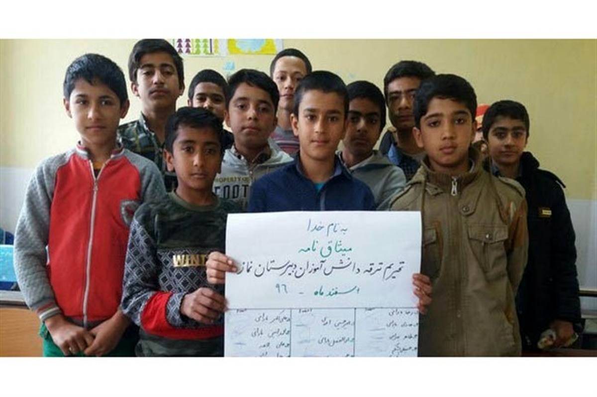 پویش «نه به ترقه در چهارشنبه سوری» به مدارس گالیکش رسید