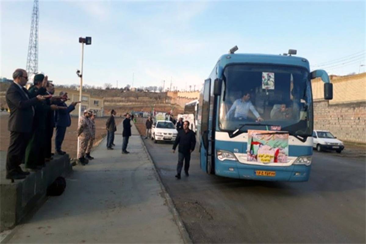 اعزام کاروان راهیان نور دانش آموزی مراغه به مناطق جنوب کشور