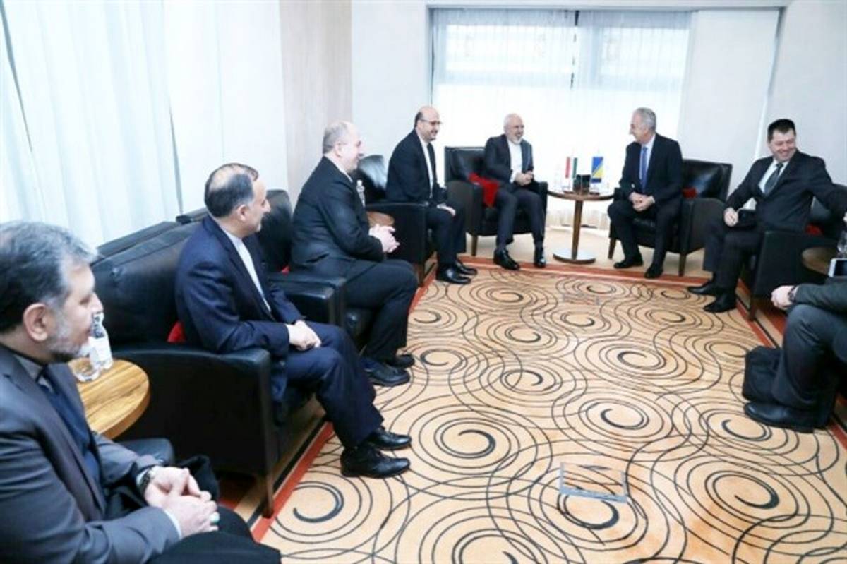 ظریف با وزیر تجارت خارجی بوسنی و هرزگوین دیدار و گفت وگو کرد