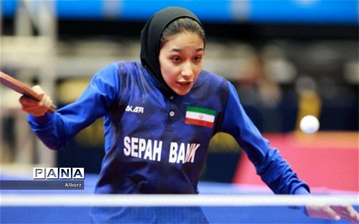 قهرمانی حاجیلو دانش آموز البرزی در تور ایرانی تنیس روی میز دختران