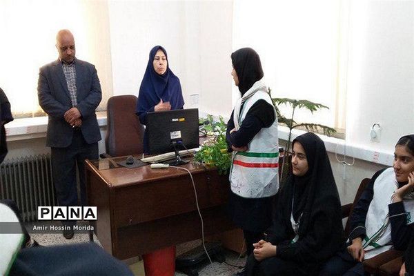 بازدید دانش آموزان از تامین اجتماعی شهرستان طبس