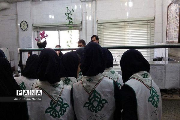 بازدید دانش آموزان از تامین اجتماعی شهرستان طبس