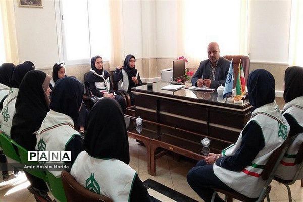 بازدید دانش آموزان از تامین اجتماعی شهرستان طبس