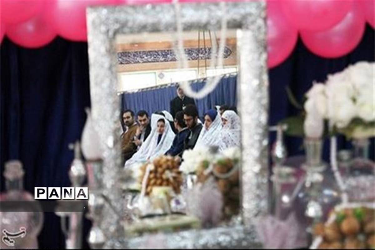 ۶۰ زوج جوان تحت حمایت کمیته امداد خراسان شمالی در جشن ازدواج آسان شرکت کردند