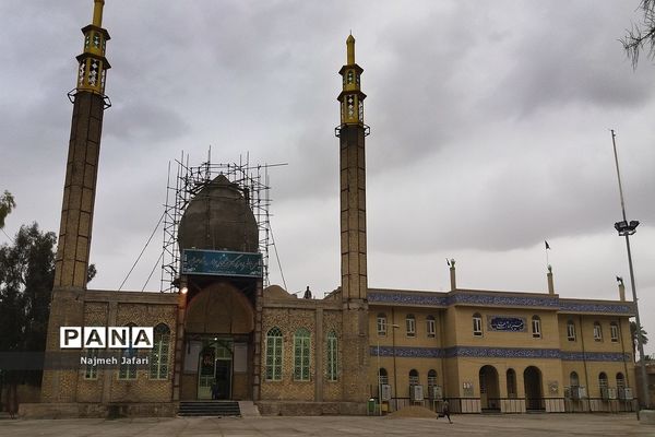 مرمت  امامزاده شاه فرج الله و شاه حبیب الله در حاجی آباد فارس