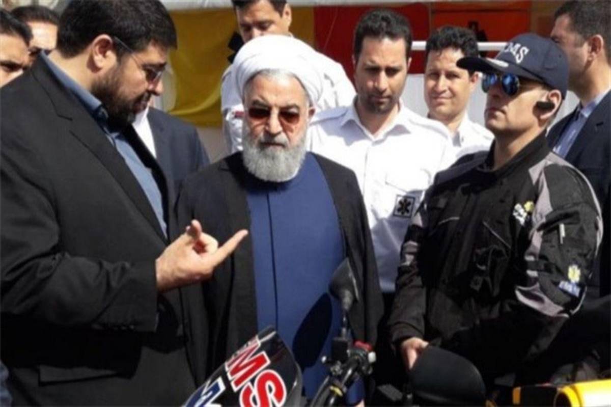 ﻿بازدید سرزده روحانی از ایستگاه سلامت اورژانس در بزرگراه تهران- کرج