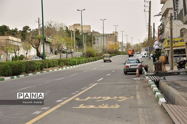 خیابان های تهران در روزهای نوروز