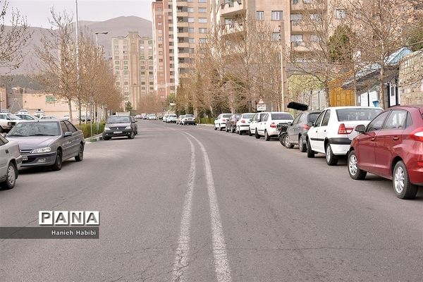 خیابان های تهران در روزهای نوروز