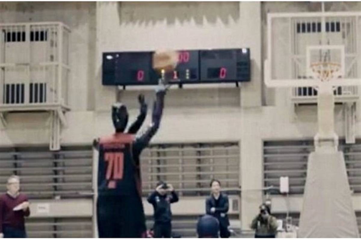 تویوتا ربات بسکتبالیست به طول ۱.۹ متر ساخت! + تصویر