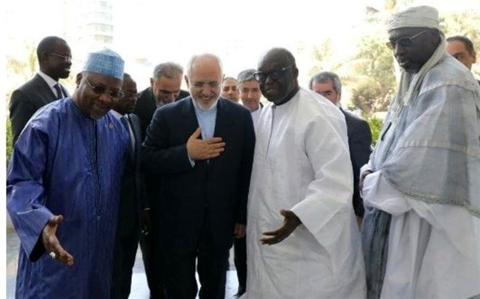 دیدار ظریف با رئیس مجلس سنگال