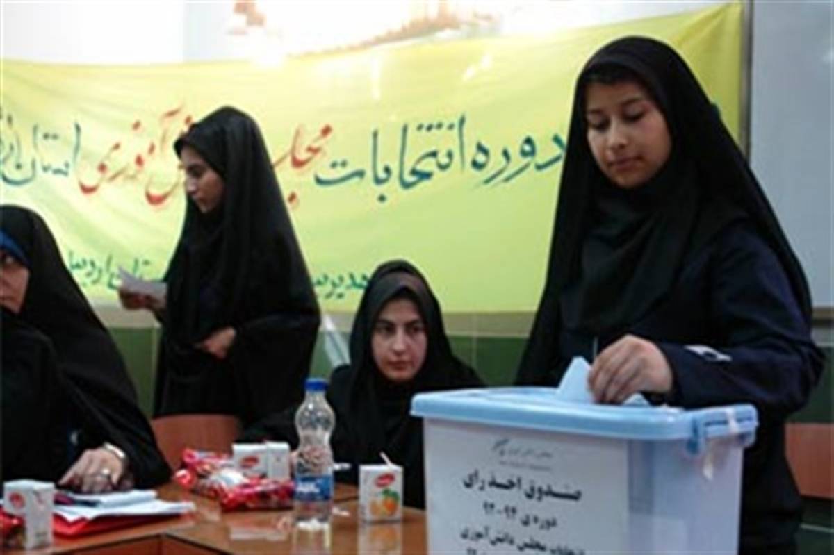 برگزاری نهمین دوره انتخابات مجلس دانش‌آموزی دراستان اردبیل