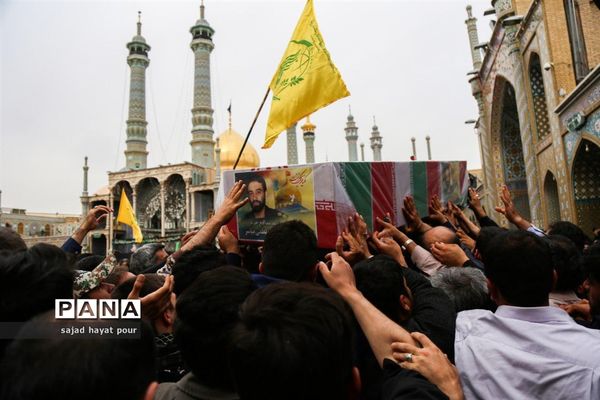 تشییع پیکر شهید مدافع حرم محمد مهدی لطفی نیاسر