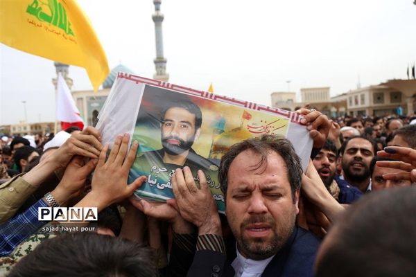 تشییع پیکر شهید مدافع حرم محمد مهدی لطفی نیاسر