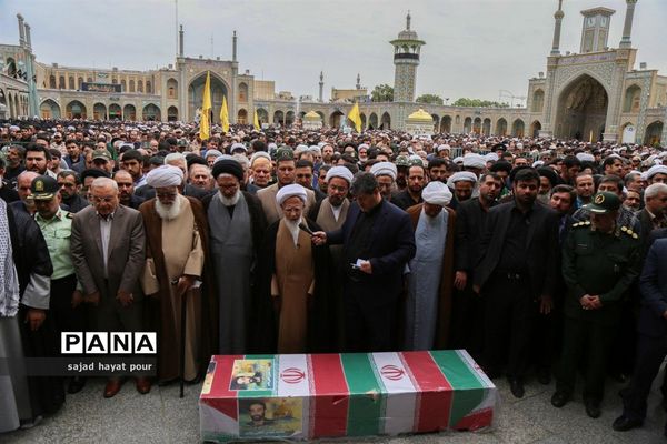 تشییع پیکر شهید مدافع حرم محمد مهدی لطفی نیاسر