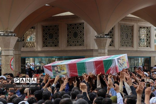 تشییع پیکر شهید مدافع حرم محمد مهدی لطفی نیاسر