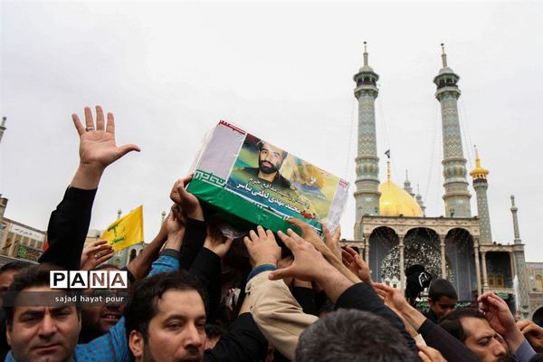 تشییع پیکر شهید مدافع حرم محمد مهدی لطفی نیاسر