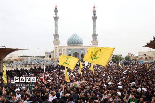 تشییع پیکر شهید مدافع حرم محمد مهدی لطفی نیاسر