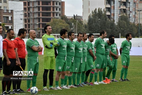مسابقات فوتبال چهارجانبه پیشکسوتان یادواره شهدا و مدافع حرم بابلسر