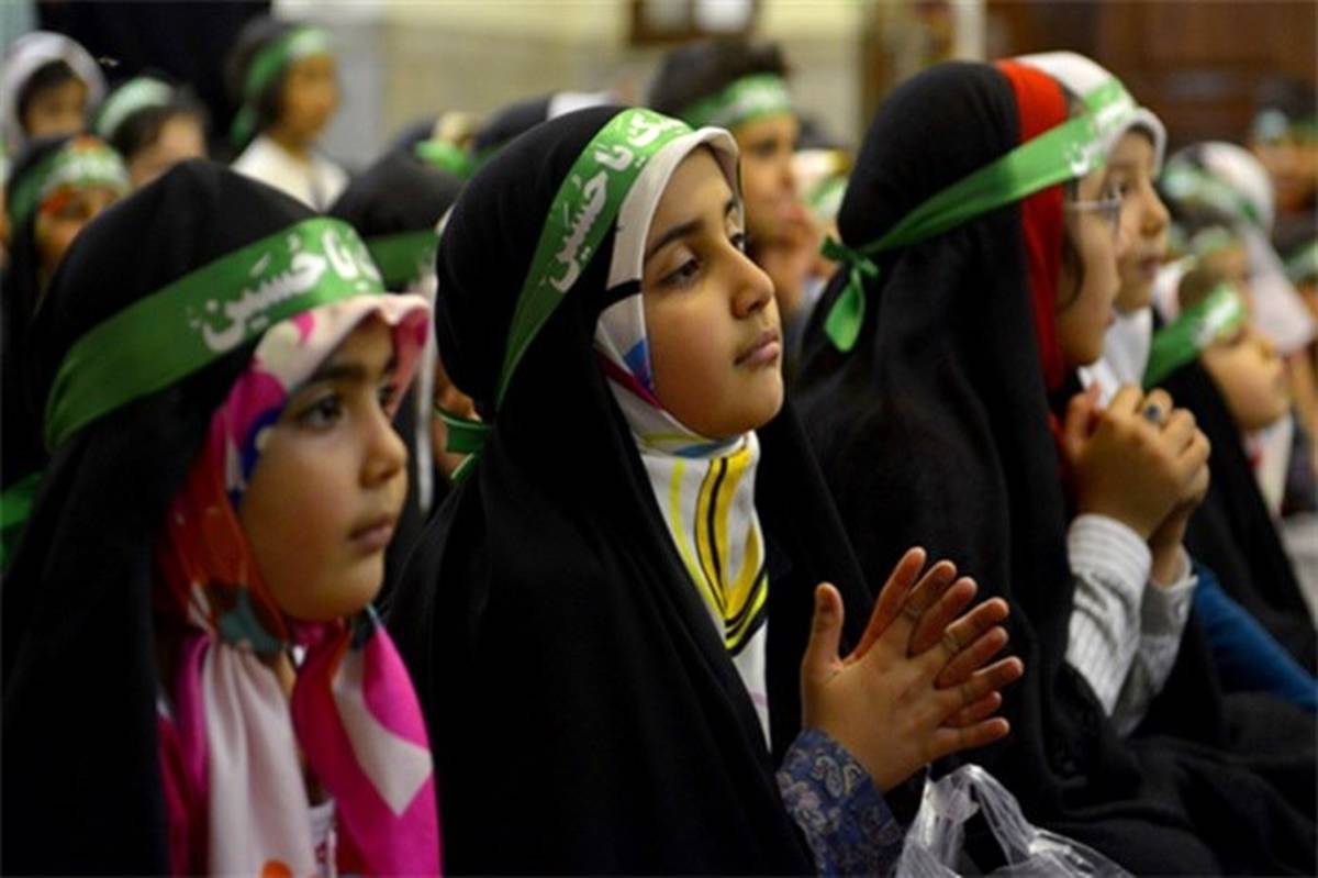 برگزاری جشن کودکان حسینی در آستان مقدس عبدالعظیم حسنی