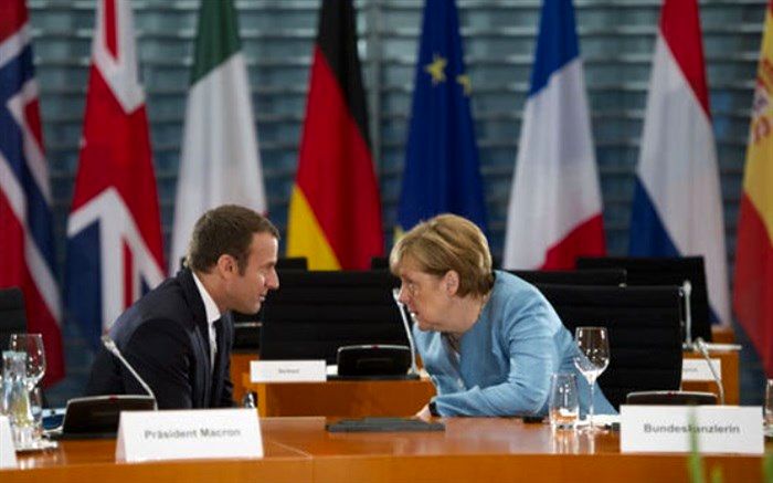 مرکل: آلمان،‌ فرانسه و انگلیس  تضمین‌کنندگان توافق هسته‌ای هستند