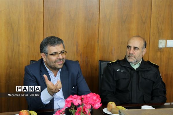 دیدار سردار رحیمی با معلمان نمونه شهر تهران