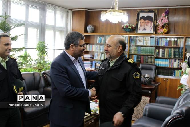 دیدار سردار رحیمی با معلمان نمونه شهر تهران