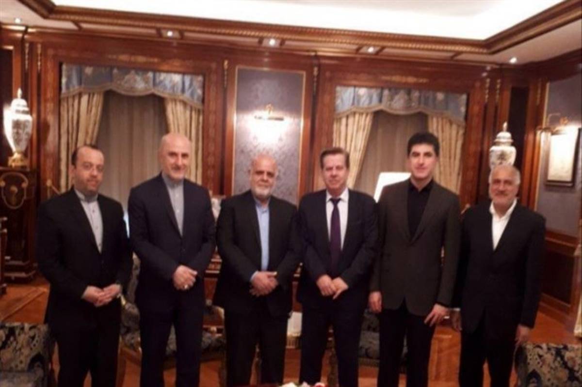 نیچروان بارزانی با سفیر ایران در عراق دیدار کرد