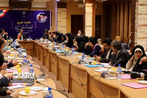 اولین نشست خبری فرماندار تبریز با اصحاب رسانه