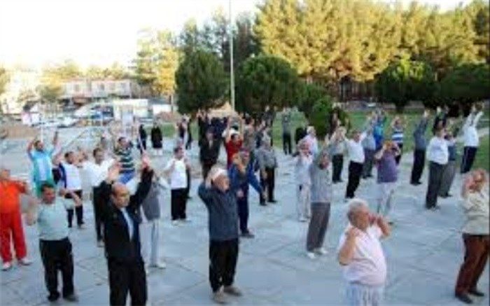 همایش پیاده روی و نرمش صبحگاهی سالمندان در اسلامشهر برگزار شد