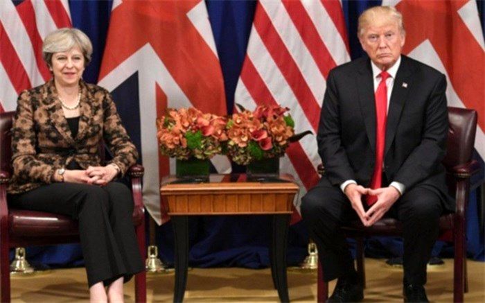 گفت‌و‌گوی برجامی ترامپ با نخست‌وزیر بریتانیا