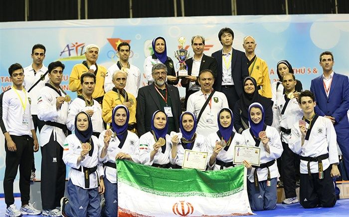 تکواندو قهرمانی آسیا؛ پومسه ایران نایب قهرمان قاره کهن شد