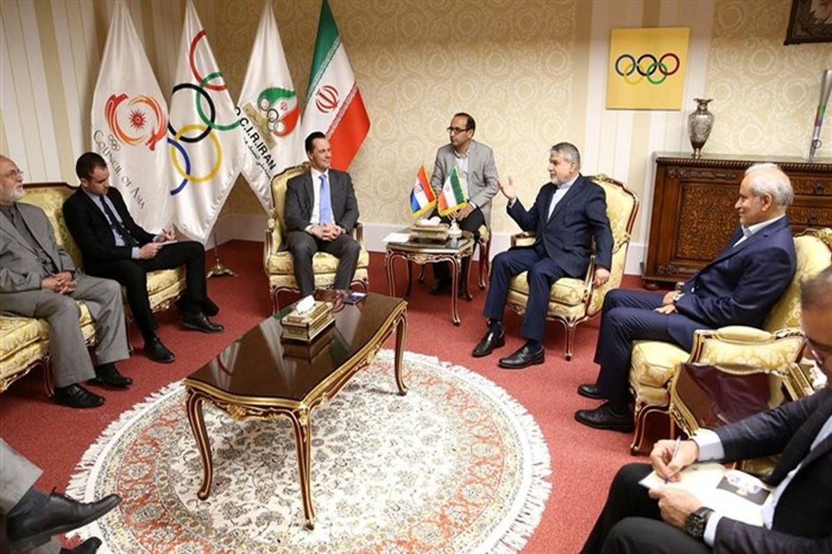 سفیر کرواسی با رئیس کمیته ملی المپیک دیدار کرد