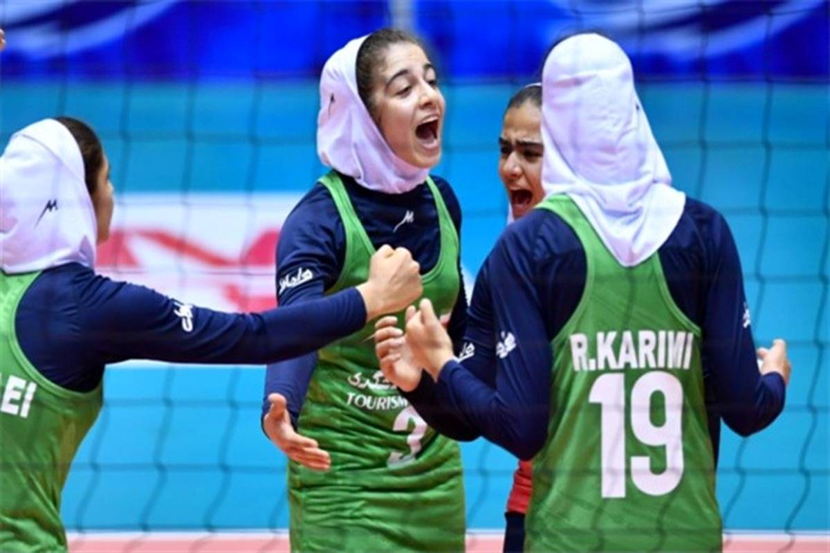 والیبال قهرمانی دختران نوجوان آسیا؛ دختران ایران به جمع هشت تیم برتر آسیا رسیدند