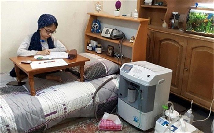 بیماری ناشناخته مانع تلاش و پیشرفت دانش آموز مشهدی نشد