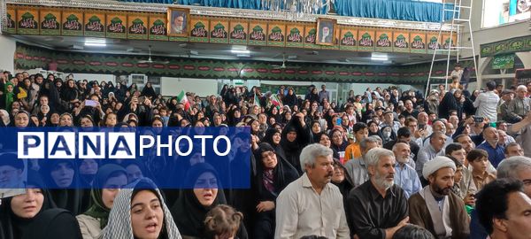 اجتماع بزرگ شیروانی‌ها در محکومیت جنایات صهیونسیتها با سخنرانی «سحر امامی»
