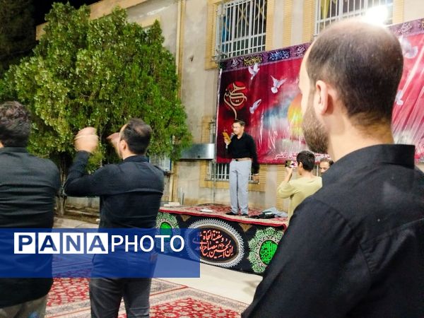حضور فرهنگیان کاشمر در مراسم عزاداری محرم