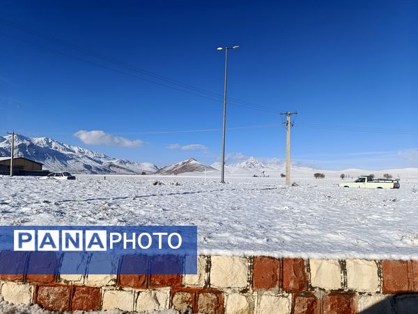 برف زمستانی مهمان شهرستان کیار شد