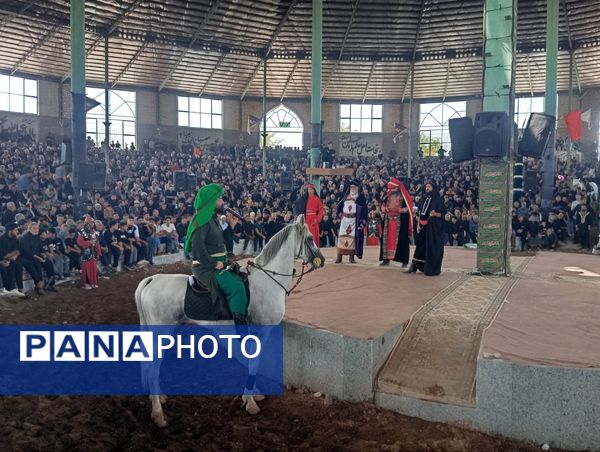 آیین سنتی شبیه خوانی اربعین حسینی در احمدآباد میانجلگه