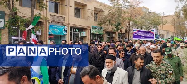 راهپیمایی روز13 آبان در شهر کلات برگزار شد