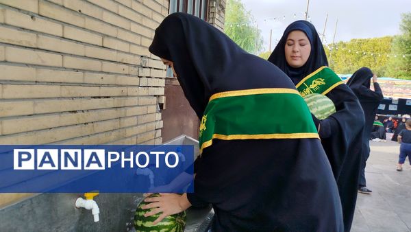 دانش‌آموزان ملایری، پیشگام در امر خدمت‌رسانی به زائران اباعبدالله الحسین (ع)