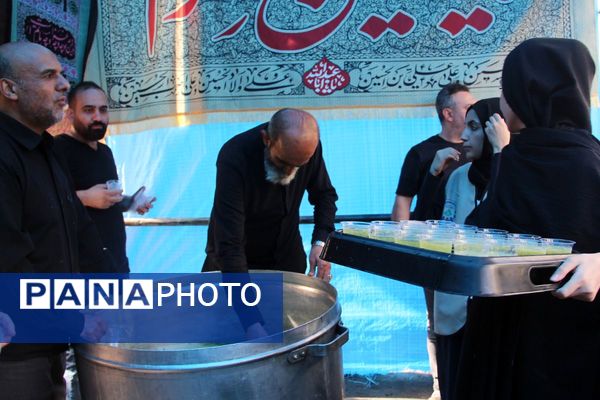 حضور باشکوه جاماندگان اربعین حسینی در شهر ری